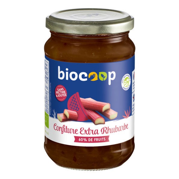 Confiture extra rhubarbe 320g