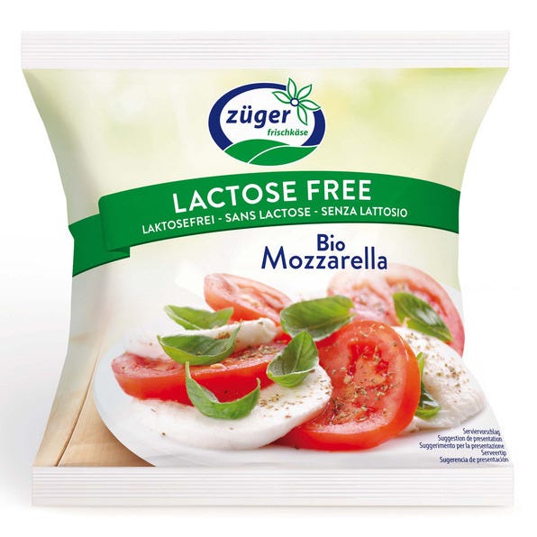 Mozzarella sans lactose 100g