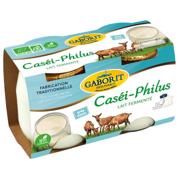 Lait fermenté Casei-philus chèvre 2x125g