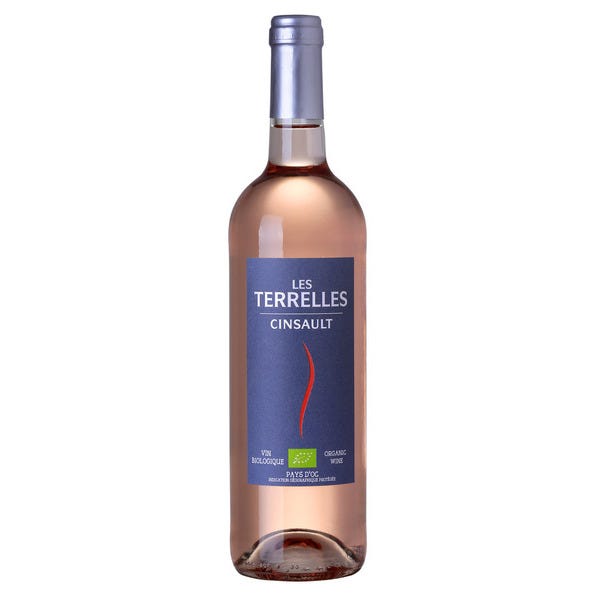 Vin rosé IGP Oc Cinsault 12.5° 75cl