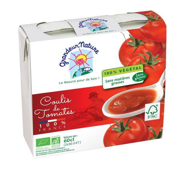 Coulis de tomates 2x30cl